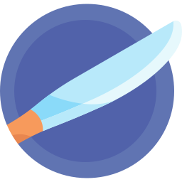 Table knife icon
