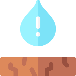 scarsità d'acqua icona