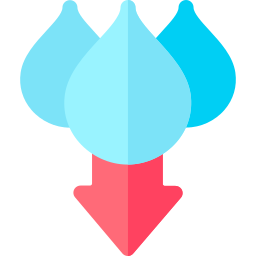 Water crisis icon