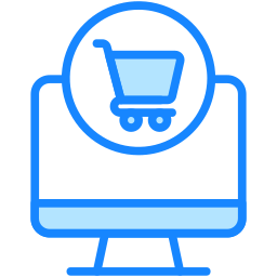 Online shopping icon