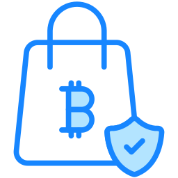 Bitcoin accepted icon