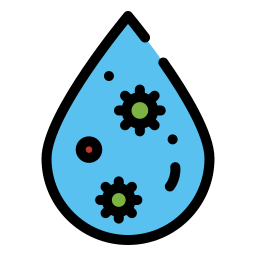 Water pollution icon