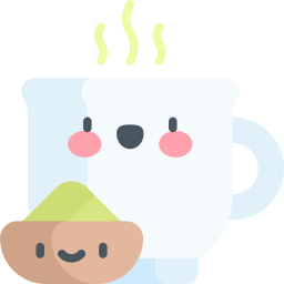 matcha café com leite Ícone