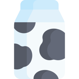 caja de leche icono