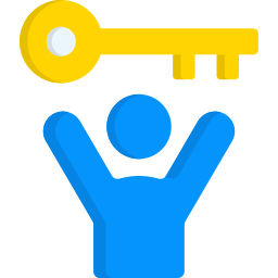 Key to success icon