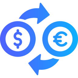 Échange de devises Icône