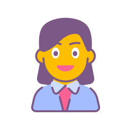 mujer de negocios icono