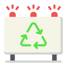 Recycle sign icon