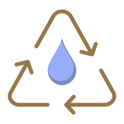 reciclagem de água Ícone