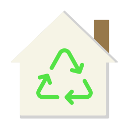 duurzaam huis icoon