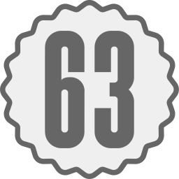 Sixty three icon