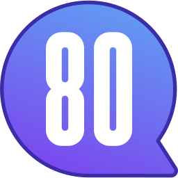 80 Ícone