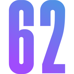 sesenta y dos icono