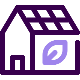 Green house icon