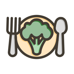 vegetariano icono
