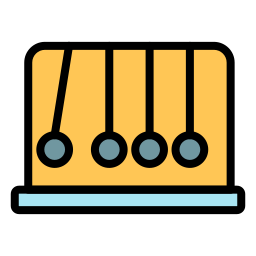 Newton cradle icon