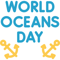 día mundial de los océanos icono