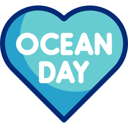 World ocean day icon