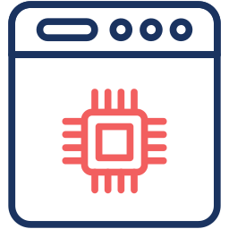 microprocessore icona