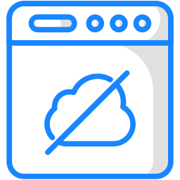 cloud blockiert icon