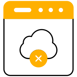 클라우드가 차단됨 icon