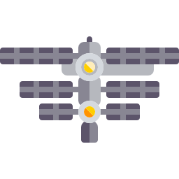 station spatiale Icône