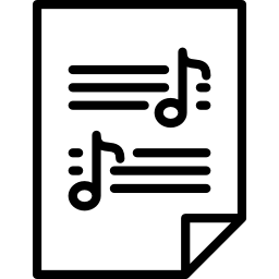 Sheet music icon