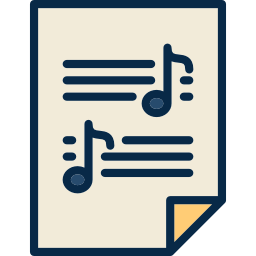 Sheet music icon