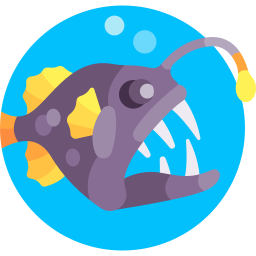 pesce lanterna icona