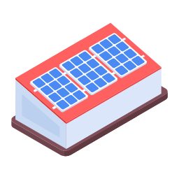 태양광 지붕 icon