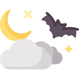 météo d'halloween Icône