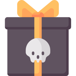 Halloween gift icon