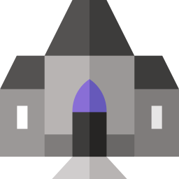 Haunted house icon