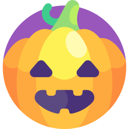 Cute pumpkin icon