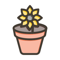 Plant pot icon