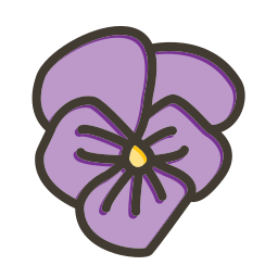 Фиолетовый иконка