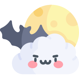 halloweenowa pogoda ikona