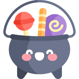 Halloween candy icon