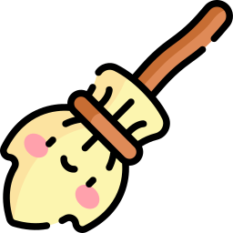 Flying broom icon