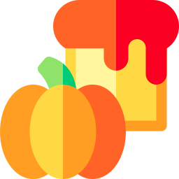 Pumpkin bread icon