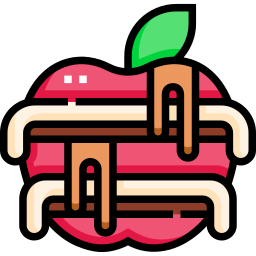 Caramelized apple icon