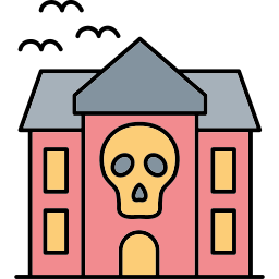 opuszczony dom ikona