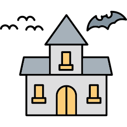 Abandoned house icon