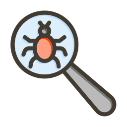 Bug detector icon