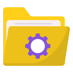 Folder setting icon