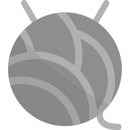 Wool ball icon