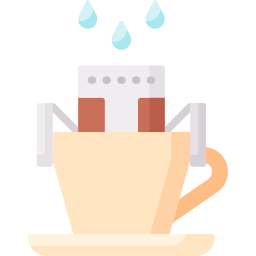 goteo de cafe icono