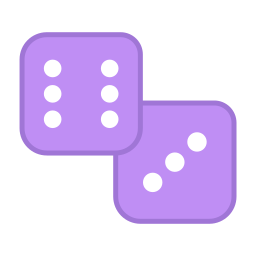 Dice game icon