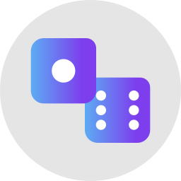 Dice game icon