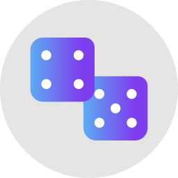 Dice game icon